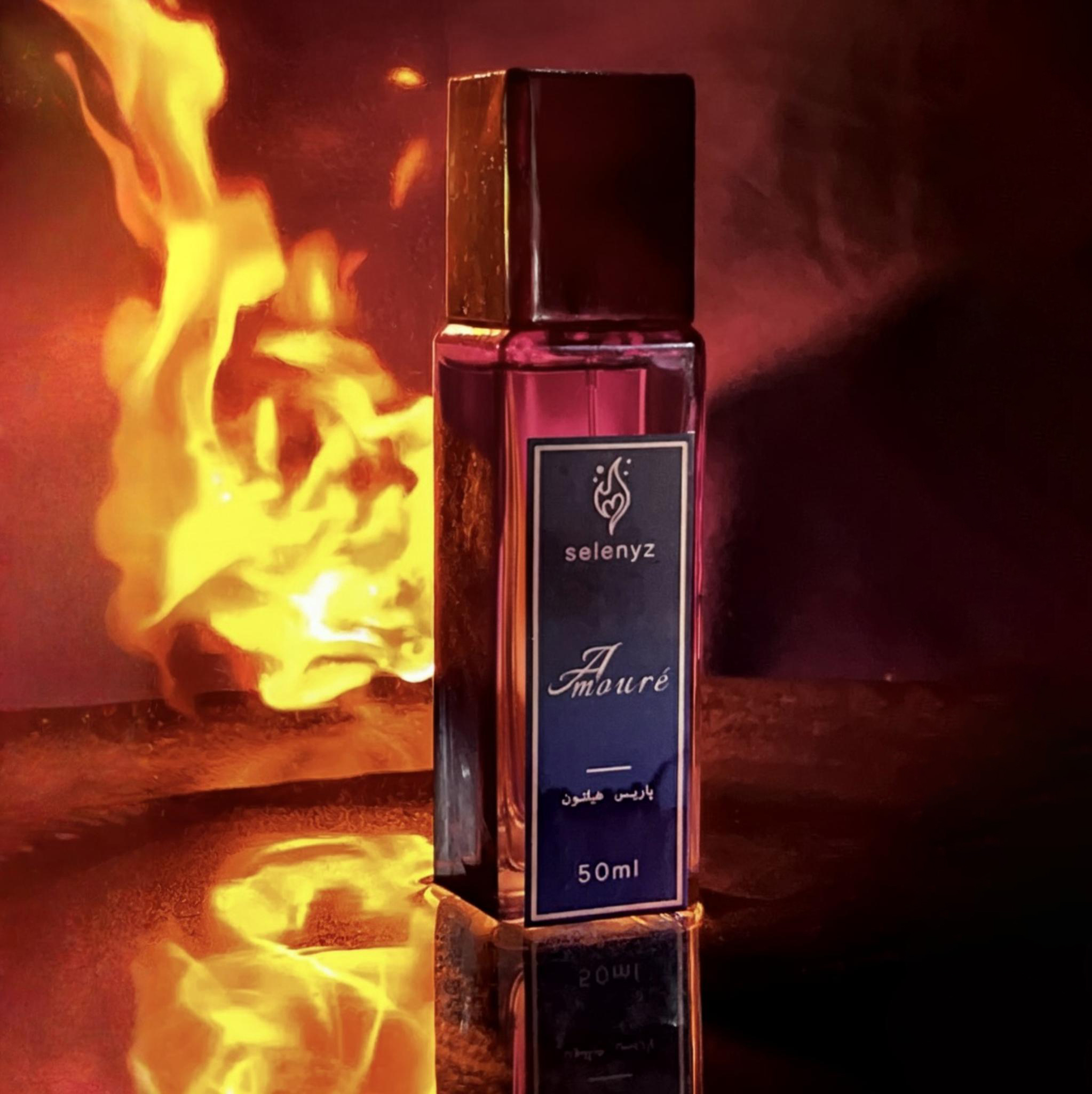 Amouré perfume bottle — Selenyz